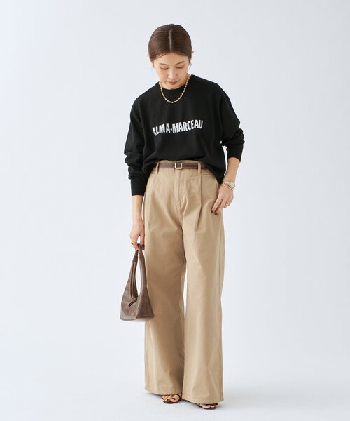 新品タグ付♡ IENA LEVITAコットン ロゴニット イエナ IENA LEVITAコットン ロゴニット （グレーB