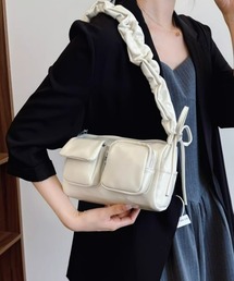 ampm（エーエムピーエム）の「【ampm】ダブルポケットユーティリティギャザーショルダーBAG（ショルダーバッグ）」