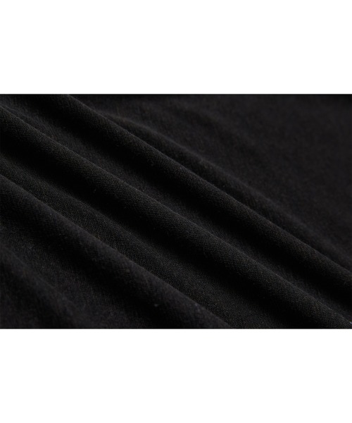 tageechita(タジチタ)の「【tageechita】シアーラウンドネック フィットロングTシャツ(Tシャツ/カットソー・レディース・ブラック/ネイビー・S/M/L)」の11枚目の写真