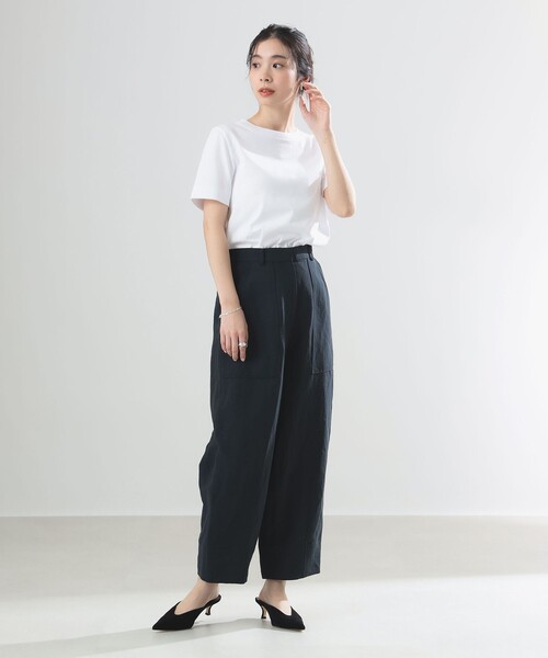 美品【AK+1】2,4万 デミルクスビームス ブルーのジョガーパンツ Z163 美品【AK+1】2,4万 デミルクスビームス ブルーのジョガーパンツ Z163