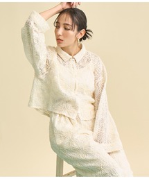 Settimissimo（セッティミッシモ）の「フラワーコード刺繍 ワイドスリーブ シャツ（シャツ/ブラウス）」