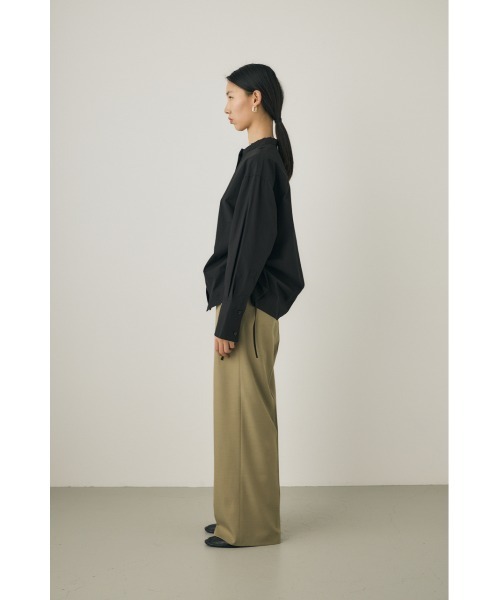 ブラウス シャツ 「M_」「セットアップ対応」STAND COLLAR シャツ レディース セール】【M_】【セットアップ対応】STAND COLLAR シャツ