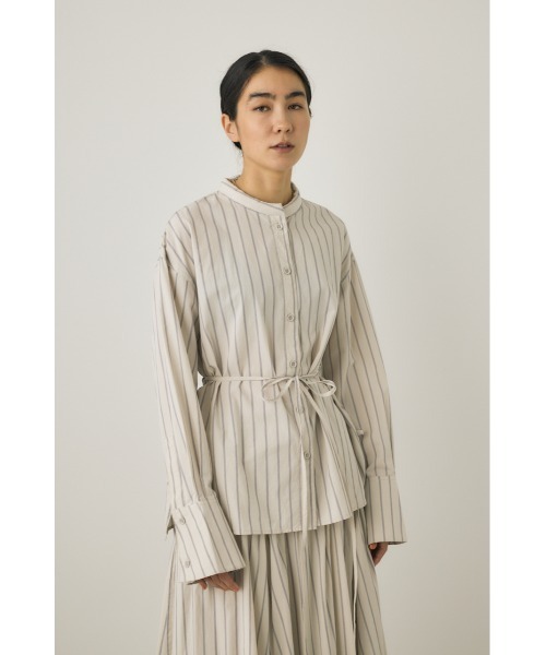 ブラウス シャツ 「M_」「セットアップ対応」STAND COLLAR シャツ レディース セール】【M_】【セットアップ対応】STAND COLLAR シャツ