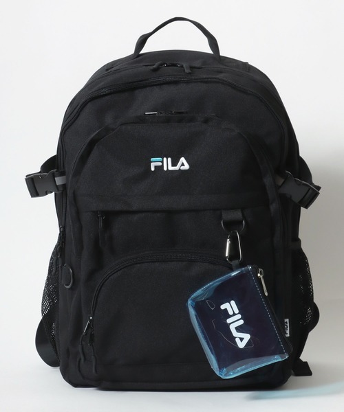 FILA（フィラ）クリアポーチ付バックパック/リュックサック