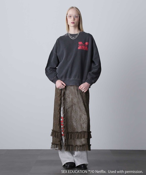 トレーナー スウェット Netflix Series ‘SEX EDUCATION’ × ROSE BUD/MOORDALE PRINT PULLOV Netflix Series 'SEX EDUCATION' × ROSE BUD/MOORDALE PRINT