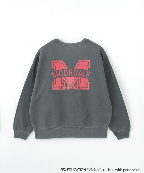 トレーナー スウェット Netflix Series ‘SEX EDUCATION’ × ROSE BUD/PHOTO PRINT PULLOVER Netflix Series 'SEX EDUCATION' × ROSE BUD/MOORDALE PRINT