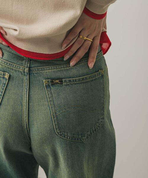 SENSE OF PLACE by URBAN RESEARCH（センスオブプレイスバイアーバンリサーチ）の「『別注』Lee101×SENSE OF PLACE　BARREL PANTS（デニムパンツ・レディース・グリーン系その他/ブラウン系その他・SMALL/MEDIUM）」の9枚目の写真