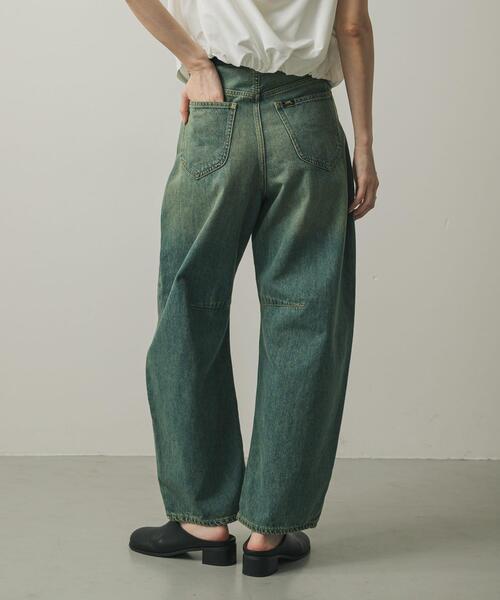 SENSE OF PLACE by URBAN RESEARCH（センスオブプレイスバイアーバンリサーチ）の「『別注』Lee101×SENSE OF PLACE　BARREL PANTS（デニムパンツ・レディース・グリーン系その他/ブラウン系その他・SMALL/MEDIUM）」の12枚目の写真