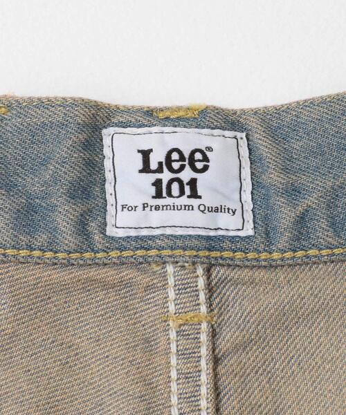 SENSE OF PLACE by URBAN RESEARCH（センスオブプレイスバイアーバンリサーチ）の「『別注』Lee101×SENSE OF PLACE　BARREL PANTS（デニムパンツ・レディース・グリーン系その他/ブラウン系その他・SMALL/MEDIUM）」の6枚目の写真