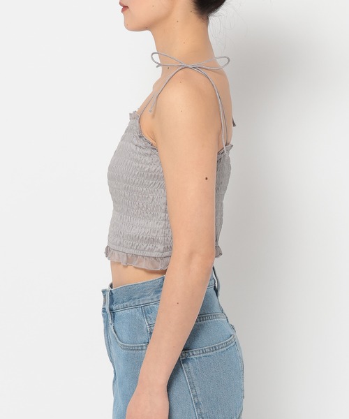 mysty woman（ミスティウーマン）の「［追加1］ラッフルブラウスキャミSET　320391（シャツ/ブラウス・レディース・ブラック/グレー/アイボリー/ブラウン・FREE）」の20枚目の写真