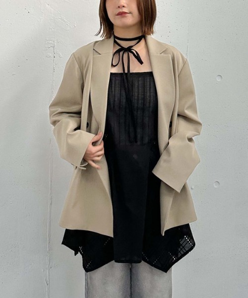 archives（アルシーヴ）の「コットンレースキャミワンピース（ワンピース・レディース・オフホワイト/ブラック・MEDIUM）」の8枚目の写真