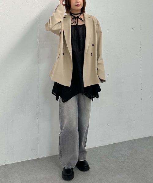 archives（アルシーヴ）の「コットンレースキャミワンピース（ワンピース・レディース・オフホワイト/ブラック・MEDIUM）」の12枚目の写真