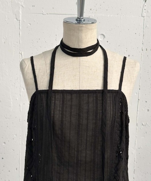 archives（アルシーヴ）の「コットンレースキャミワンピース（ワンピース・レディース・オフホワイト/ブラック・MEDIUM）」の18枚目の写真