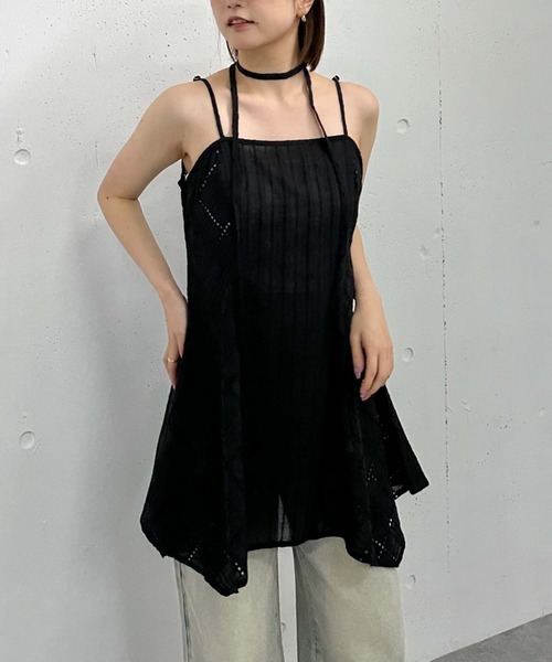 セール】コットンレースキャミワンピース（ワンピース