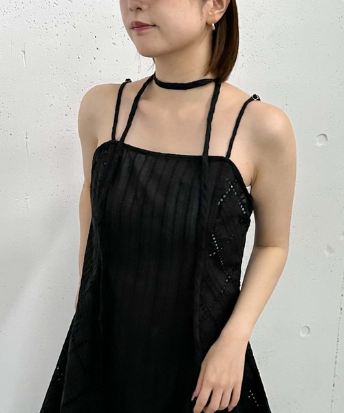 セール】コットンレースキャミワンピース（ワンピース