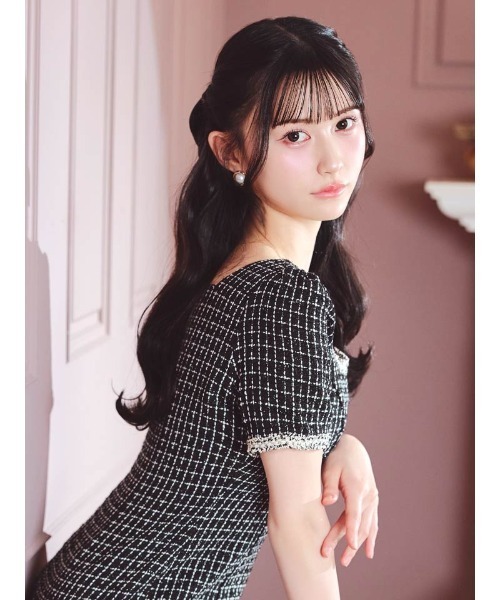 【美品】デイジーリン21SS チェックチュニックドレス　フリル　フォクシー DAISY LIN | Official website and Online Boutique / Floral Lady