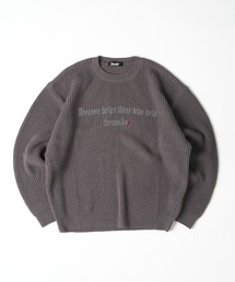 kutir | SPRAY FRONT DESIGN KNIT/スプレーフロントデザインニット(ニット/セーター)