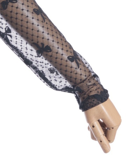 axes femme POETIQUE（アクシーズファムポエティック）の「２ＷＡＹリボンチュールプルオーバー（Tシャツ/カットソー・レディース・ブラック/キナリ・MEDIUM）」の12枚目の写真