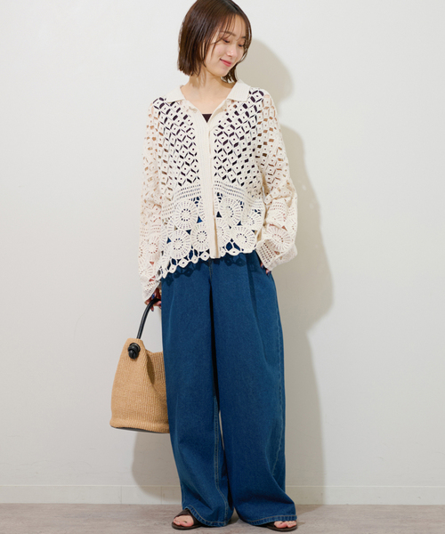 JOURNAL STANDARD ジャーナルスタンダード クロシェレースシャツ セール】クロシェレースシャツ（ニット/セーター）｜JOURNAL