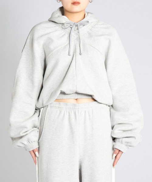 TATRAS CONCEPT STORE(タトラスコンセプトストア)の「PROTOTYPES(プロトタイプス) SWEATPANTS HOODIE(パーカー・レディース・グレー・S)」の2枚目の写真