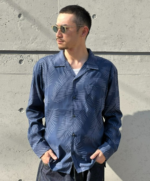ROARK REVIVAL(ロアークリバイバル)の「【ROARK】"FIRE FERN" BLESS UP LS(シャツ/ブラウス・メンズ・ネイビー・X-LARGE/LARGE/MEDIUM)」の1枚目の写真