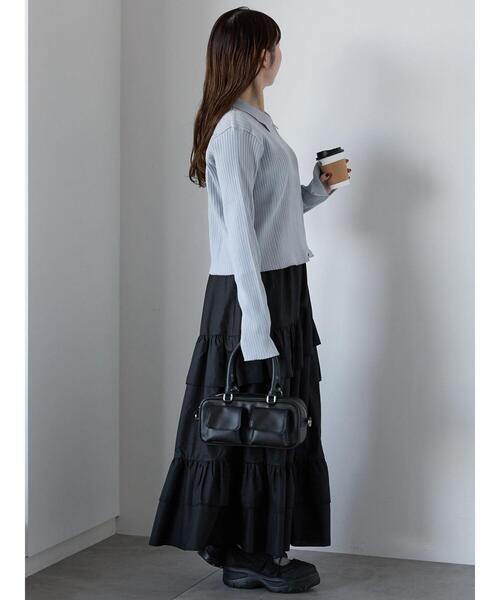 ehka sopo(エヘカソポ)の「エコレザー2wayバッグ(ハンドバッグ・レディース・ブラック/キナリ/ミント・F)」の13枚目の写真