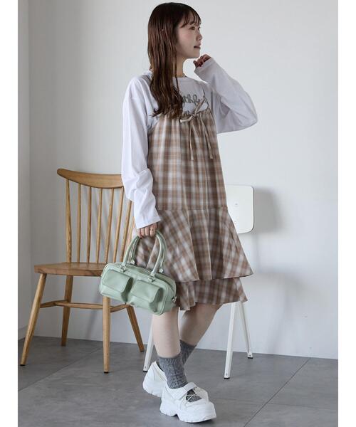 ehka sopo(エヘカソポ)の「エコレザー2wayバッグ(ハンドバッグ・レディース・ブラック/キナリ/ミント・F)」の21枚目の写真