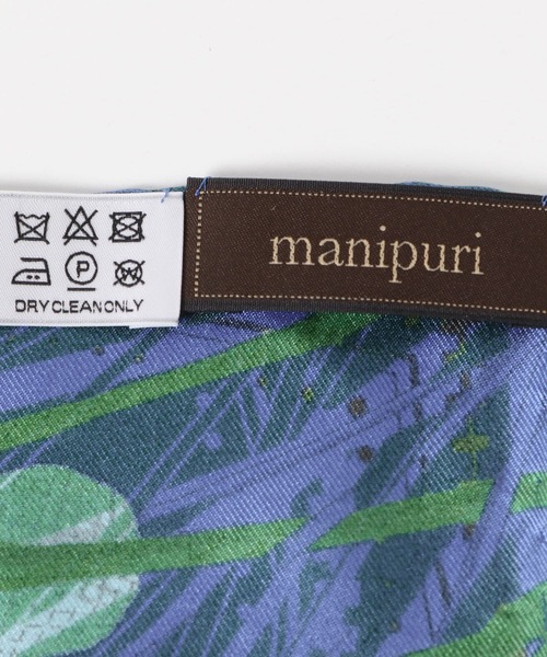 manipuri（マニプリ）の「manipuri　65コラージュブルーム（バンダナ/スカーフ・レディース・グリーン・-）」の3枚目の写真