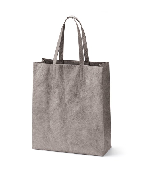 MUJI Labo(ムジラボ)の「〔MUJI Labo〕ペーパーライクトートバッグ(トートバッグ・メンズ・ホワイト/ブラック/グレー・FREE)」の3枚目の写真