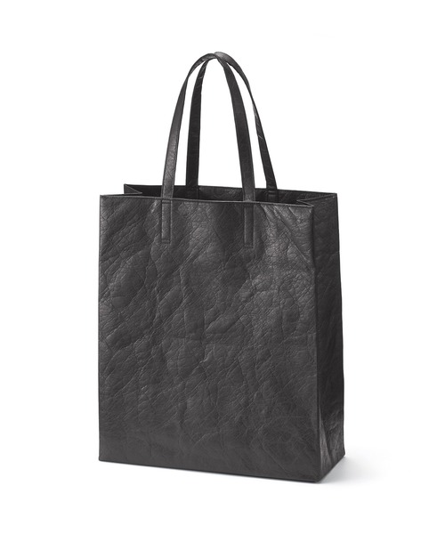 MUJI Labo(ムジラボ)の「〔MUJI Labo〕ペーパーライクトートバッグ(トートバッグ・メンズ・ホワイト/ブラック/グレー・FREE)」の2枚目の写真