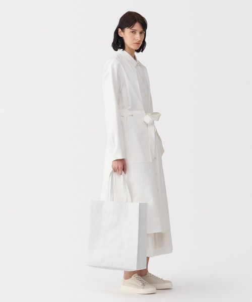 MUJI Labo(ムジラボ)の「〔MUJI Labo〕ペーパーライクトートバッグ(トートバッグ・メンズ・ホワイト/ブラック/グレー・FREE)」の8枚目の写真