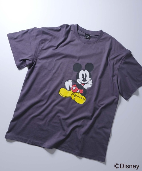 完売　人気　Tシャツ　ミッキーマウス アートクルーネックTシャツ（ミッキーマウス）（Tシャツ