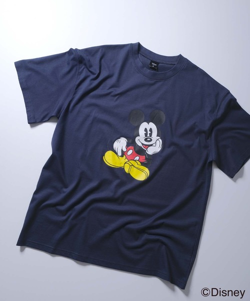 ⑥ミッキーマウス こたたん セール】メンズ MICKEY MOUSE ミッキーマウス オーバーサイズT