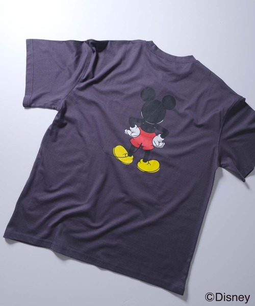 Disney(ディズニー)の「メンズ MICKEY MOUSE ミッキーマウス オーバーサイズTシャツ(Tシャツ/カットソー・メンズ・モカ/ネイビー/グレー系その他/杢グレー/オフホワイト/チャコールグレー/ホワイト系その他2/ダークグリーン/ホワイト系その他3/ホワイト系その他/グレー系その他4/グリーン系その他/グレー系その他3/ブルー系その他/グレー系その他2・M/XL/L)」の10枚目の写真