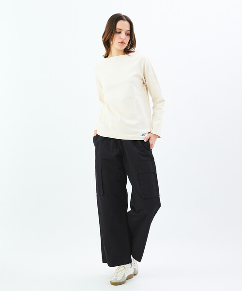 セール】ORCIVAL | コットンリネン イージーカーゴパンツ WOMEN