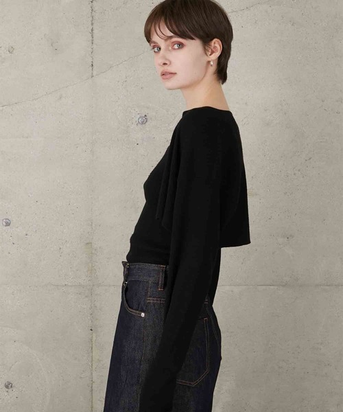 セール】【LA PEAU DE GEM】two piece long cami knit/2ピース