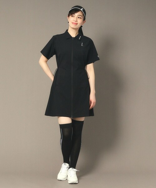 UVカット/接触冷感 クールタッチジップアップワンピース（ワンピース