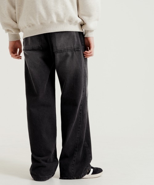 NO NEED（ノーニード）の「【WV PROJECT】snap denim PT / JNLP7709（デニムパンツ・メンズ・ブルー/ブラック・M/L/LL）」の5枚目の写真