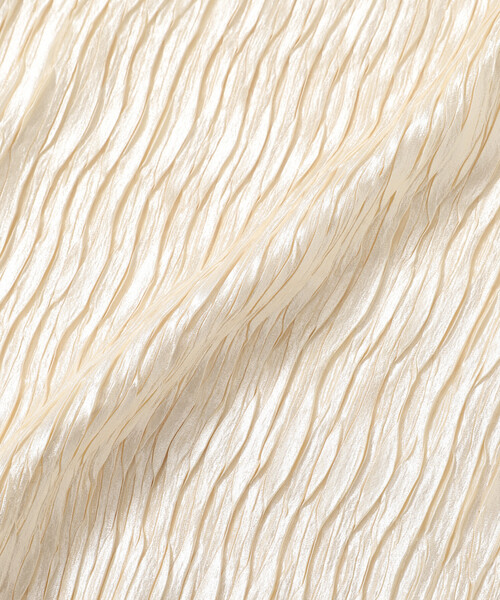 Firsthand（ファーストハンド）の「Firsthand/ファーストハンド クリンクル プリーツ スリット イージースカート / イージーパンツ（スカート・レディース・オフホワイト/ブルー・FREE）」の3枚目の写真