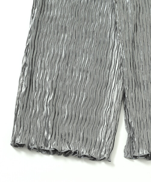 Firsthand（ファーストハンド）の「Firsthand/ファーストハンド クリンクル プリーツ スリット イージースカート / イージーパンツ（スカート・レディース・オフホワイト/ブルー・FREE）」の7枚目の写真