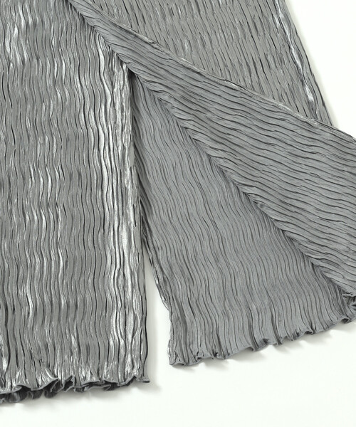 Firsthand（ファーストハンド）の「Firsthand/ファーストハンド クリンクル プリーツ スリット イージースカート / イージーパンツ（スカート・レディース・オフホワイト/ブルー・FREE）」の8枚目の写真