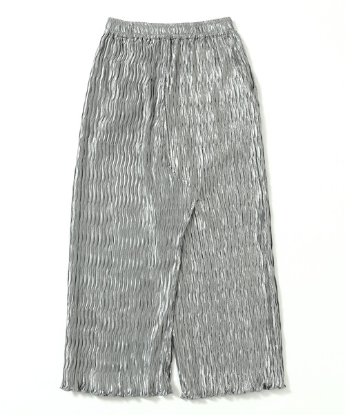 Firsthand（ファーストハンド）の「Firsthand/ファーストハンド クリンクル プリーツ スリット イージースカート / イージーパンツ（スカート・レディース・オフホワイト/ブルー・FREE）」の9枚目の写真