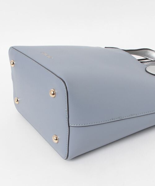NATURAL BEAUTY（ナチュラルビューティー）の「【 NATURAL BEAUTY BAG & WALLET 】 ミリュー 2way ハンドバッグショルダーバッグ（ハンドバッグ・レディース・ブルー/アイボリー/ベージュ/ブラック・FREE）」の6枚目の写真