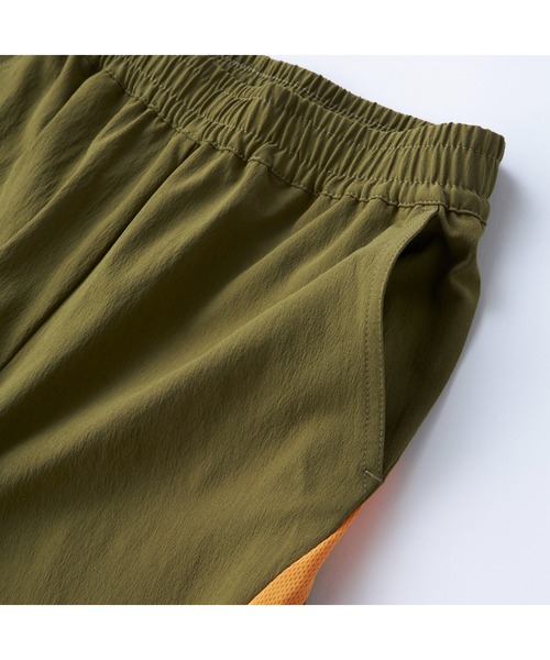 Kappa（カッパ）の「Kappa カッパ  ショートパンツ メッシュ 切替 軽量 ストレッチ 速乾 紐付き ハーフパンツ 130～160cm（その他パンツ・キッズ・ブルー/カーキ/ブラック・150cm/140cm/130cm/160cm）」の12枚目の写真