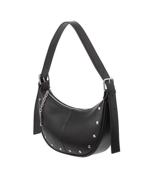 EMODA（エモダ）の「スタッズショルダーチャームバッグ（ハンドバッグ・レディース・ブラック/ホワイト/ブラウン・FREE）」の21枚目の写真