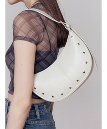 EMODA（エモダ）の「スタッズショルダーチャームバッグ（ハンドバッグ）」