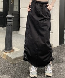 ドロストカーゴロングスカート