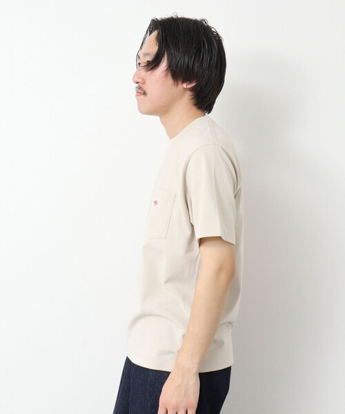 DANTON(ダントン)の「【DANTON/ダントン】SOLID POCKET T-SHIRT 25SS(Tシャツ/カットソー・メンズ・ホワイト/アイボリー/グレイッシュベージュ/ブルー・S/M/L/XL)」の10枚目の写真