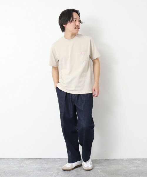 DANTON(ダントン)の「【DANTON/ダントン】SOLID POCKET T-SHIRT 25SS(Tシャツ/カットソー・メンズ・ホワイト/アイボリー/グレイッシュベージュ/ブルー・S/M/L/XL)」の15枚目の写真