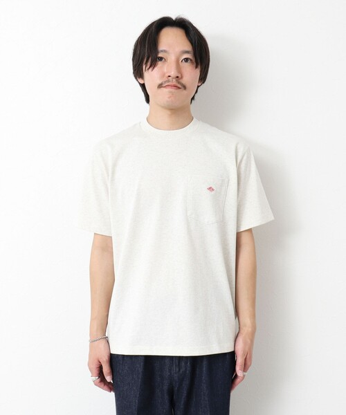 正規店仕入れの DANTON/ダントン】SOLID POCKET 25SS（Tシャツ T-SHIRT トップス